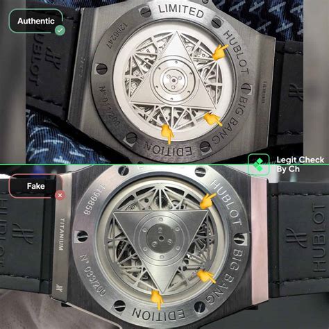 hublot fake vs original|how to check authentic hublot.